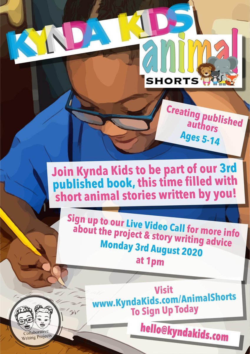Another really exciting writing competition! ✍️ It involves writing a story about a given animal and also using illustrations. 🎨 Please let me know if you want any help or guidance. Visit the website for more information kyndakids.com/animalshorts