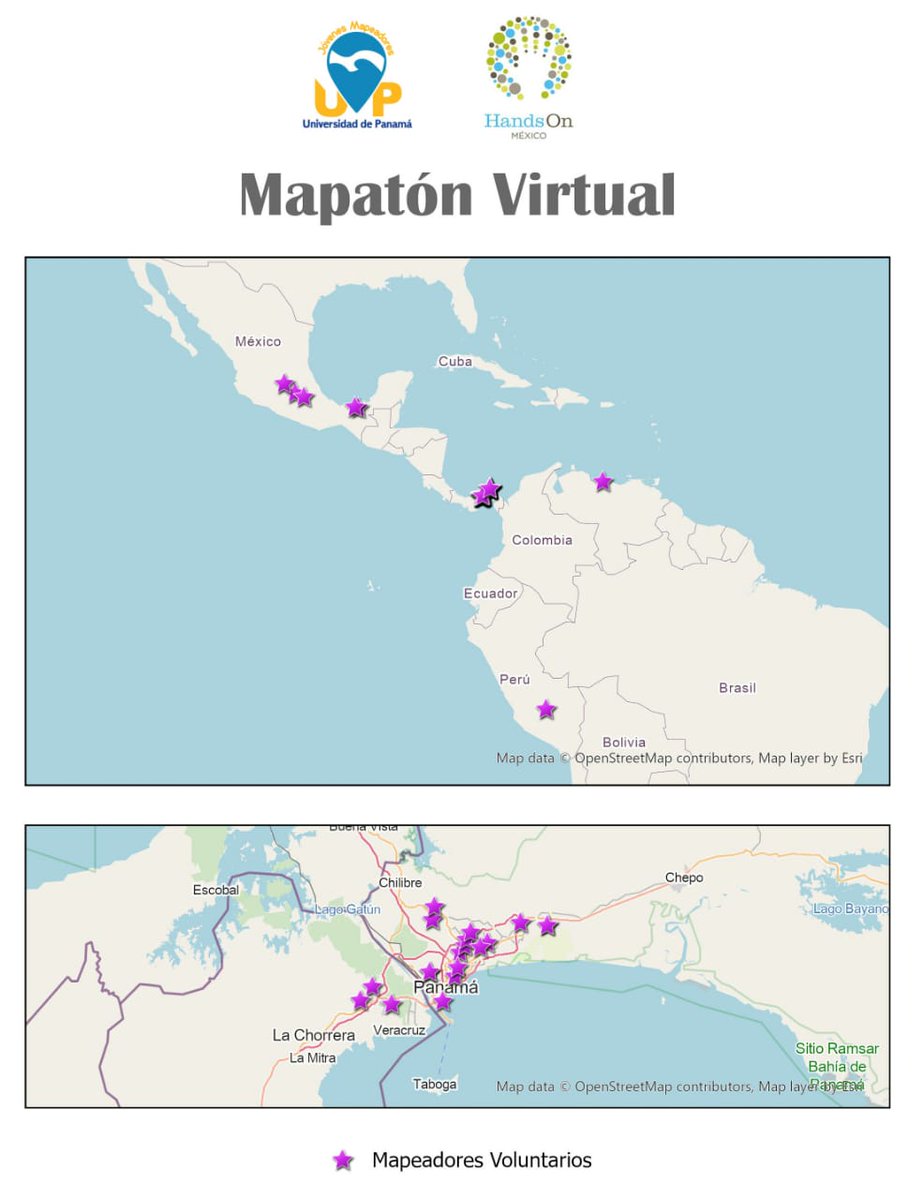 HandsOnMexico's tweet photo. El sábado se reunieron voluntarios de diferentes países de Latinoamérica para mapear desde casa. Esta actividad permite obtener información necesaria a rescatistas o grupos de ayuda humanitaria en caso de desastre. 

#BeaPointOfLight #jovenesmapeadores #DíadelasBuenasAcciones https://t.co/i3yRTblpyi