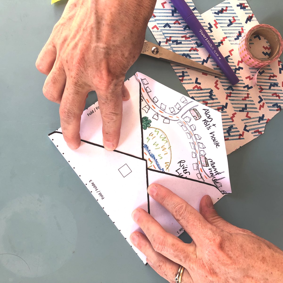 vesselprojects's tweet photo. Day 2 of @passagefestival and we’re counting down to our envelope exchange with friends in Denmark. Do join us and make your own envelope-map to share. It’s easy, fun and will only cost you a second class stamp! 
@MagnaVitae @SOFestival @cliplearning #Lincolnshire #Helsingør https://t.co/Ch5mfNLggp
