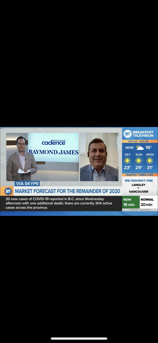 asksethallen's tweet photo. With markets recovered from March lows, I discuss market forecasts and opportunities for the remainder of 2020. Check out my @CityNewsVAN @BT_Vancouver segment last Friday https://t.co/oHz398OMtR @NEWS1130 #asksethallen #investing https://t.co/o0MEdk38M7