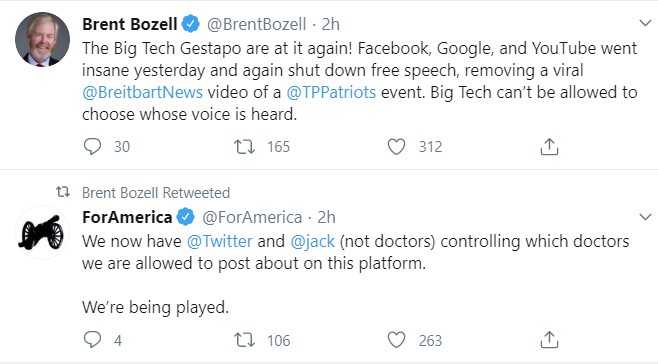 Some recent tweets from  @BrentBozell