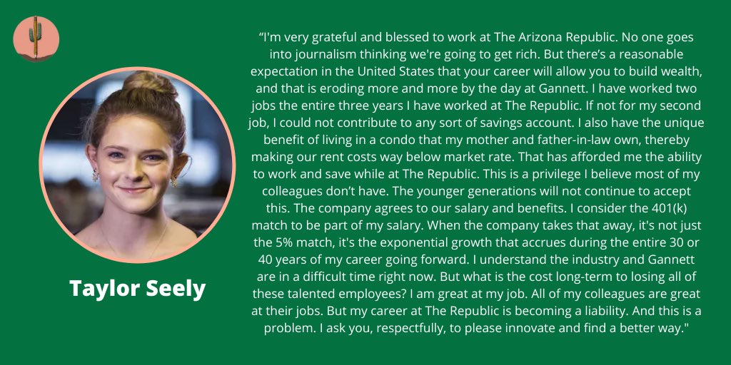 “What is the cost long-term to losing all of these talented employees? I am great at my job. All of my colleagues are great at their jobs. But my career at The Republic is becoming a liability. And this is a problem.” - @taylorseely95