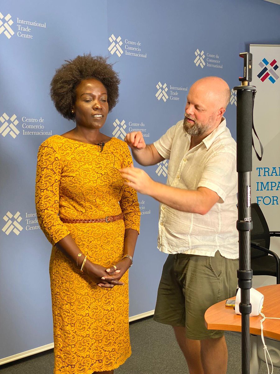 verogbogbo's tweet photo. When work is fun! With my friend and media maven @ITCnews @JarleHetland 
Thank you @CNNMoneyCH @kmjefford for inviting me to discuss women and trade, our new tool #SheTrades Outlook (https://t.co/OnTWjlH2XO), impact of covid19 &amp; much more. Look forward to seeing the segment👍🏾 https://t.co/MBvbspeofE