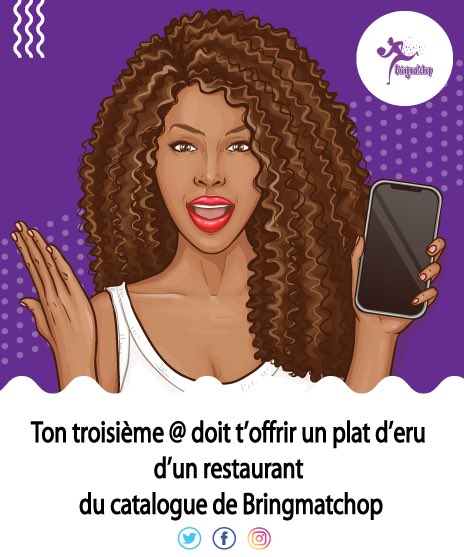 Bringmatchop_CM's tweet photo. Les plats gratos 😊🤗
Tag la personne qui doit t’offrir un plat en commentaire même comme il y’a les chiches là🙂😊.
#BringmatchopGame
#DeliveryFood https://t.co/Xf8tOdYI9k