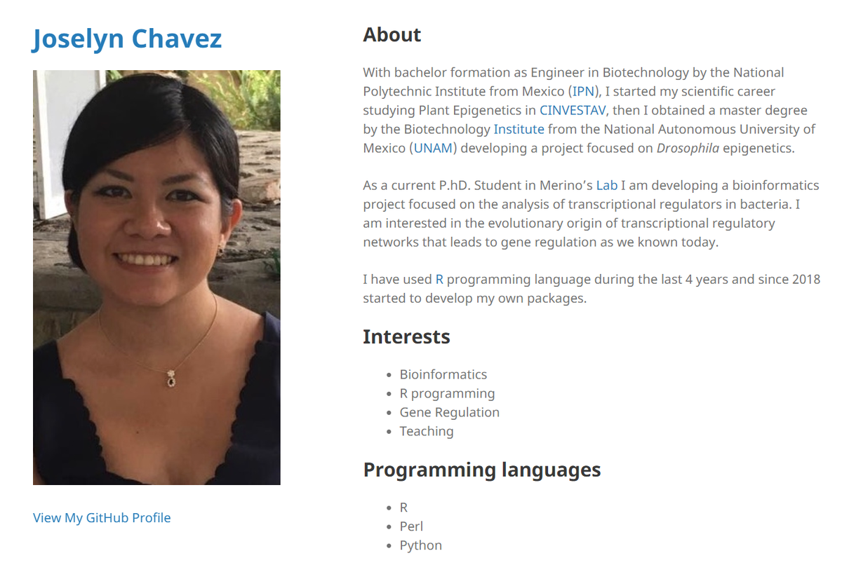 CDSBMexico's tweet photo. @RConsortium @RBioinformatica @nnb_unam @ErickCuevasF @UNAM_MX @Aleponcem @TeresaOM @AnaBetty2304 @RLadies_Qro @markrobinsonca @yalbi_ibm @RespiraINER @lcgunam @ccg_unam @rdv_chio @M2RUseR @Bioconductor @LeviWaldron1 @BarjonCar @EmilianoSotel10 Our 3rd @Bioconductor new developer is Joselyn Chavez @josschavezf1 & #regutools maintainer
Co-founded @RLadiesCuerna
after #CDSB2018 & 19, won scholarships for #BioC2019 #rstudioconf 2020, is #CDSB2020 main instructor & board member🤩
https://t.co/ae7y9oyb78
#BioC2020 #rstats https://t.co/U4PALb1kag