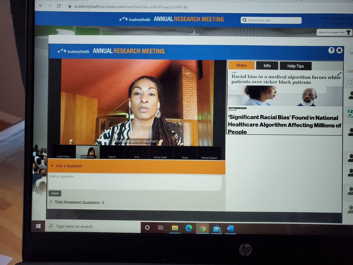 DrSimpsonHSR's tweet image. Innovation that enables containment..the #newjimcode. Quotes Ziad Obermeyer study last year. #NewJimCode
1. Engineered inequity
2. Default discrimination
3. Coded exposure
4. Techno benevolence
Hum. Lots to think about. 
#ARM20