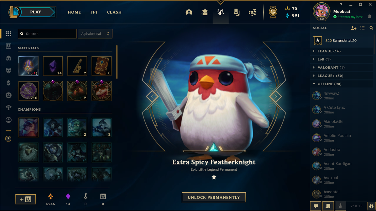 Moobeat On Twitter It S League Unlocked A Perk Of The Lpp That Let S Me Us Most Champ Skins Almost Like A Rental Or Something In That I Dont Own But Can Use