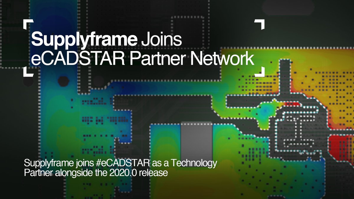 Supplyframe's tweet photo. Exciting news! Supplyframe joins #eCADSTAR as a new Technology Partner alongside the 2020.0 release, adding major new modules for SI, PI, and IBIS-AMI simulation. 

Learn more → https://t.co/FdDinAYyBS

@ZukenAmericas #engineering #pcbdesign https://t.co/tz426x6INR