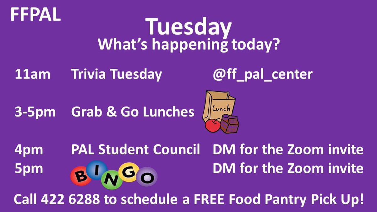 Every night should be BINGO Night...and on Tuesdays at PAL it is!

Win prizes!  See your friends!  Meet new people!  Have some fun!

This and more happening online today!  Join us!