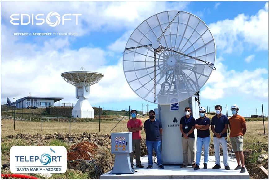 leaf_space's tweet photo. We've started our global implementation operations once again, despite the complex sitaution, and got a new GS up and running in the Azores. Thanks EDISOFT - DEFENCE & AEROSPACE TECHNOLOGIES for the support! More info coming soon... #LeafLine https://t.co/6tBl7hWmA0 https://t.co/aj0916o5nb