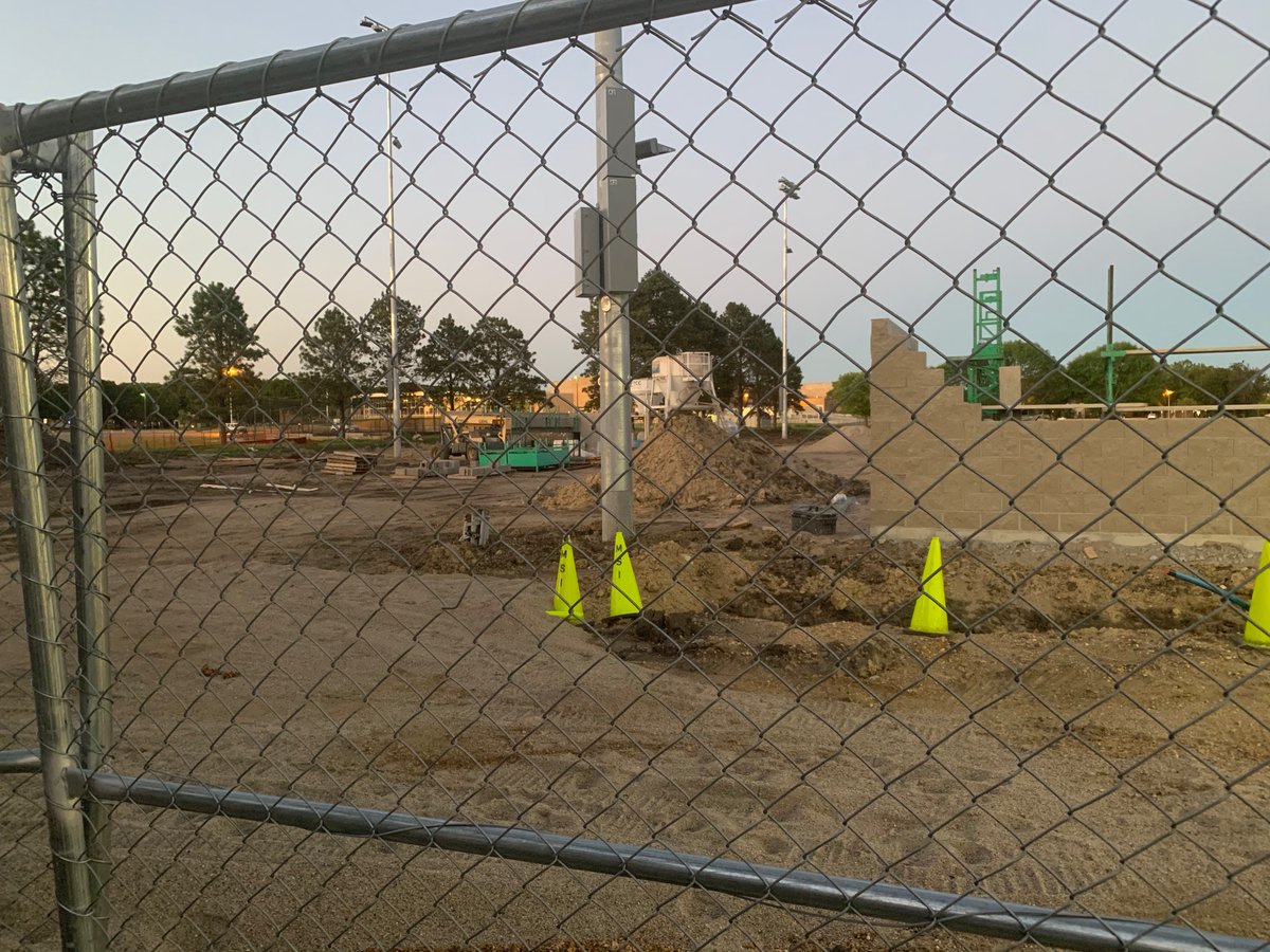 brookingscubs's tweet image. Dugouts are going up!