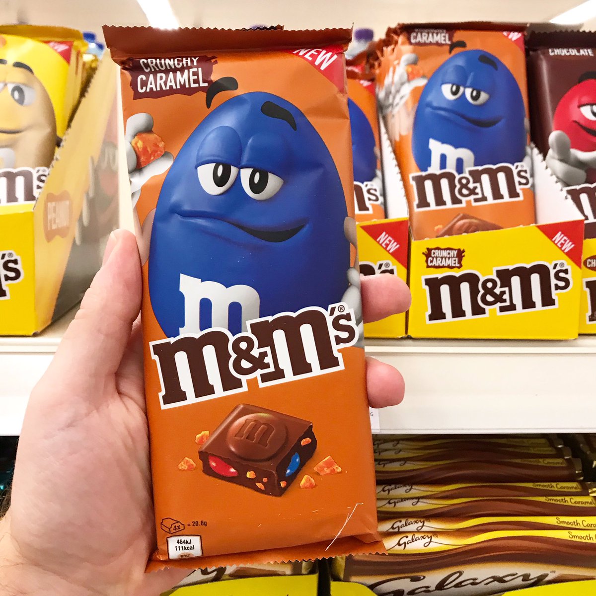 Well This Is New on X: Crunchy Caramel M&M's Bar! 🍫 At Sainsbury's  @mmsuk #mandms #crunchycaramel #caramel #chocolate #wellthisisnew   / X