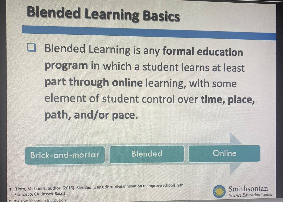 _VicBrennan's tweet image. Expanding my understanding of blended learning thanks to the @SmithsonianScie ready for September 2020 @LJMU @ljmu_education #smithsonianAPI