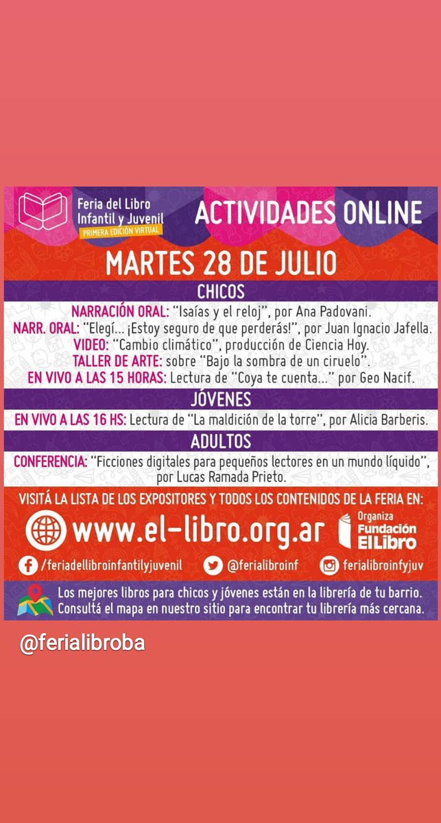 batourplanner's tweet photo. 📍Agenda de Martes • Vacaciones de invierno ❄️🎪🤡📣🥁🎟️🎭 https://t.co/b8553zMJLL