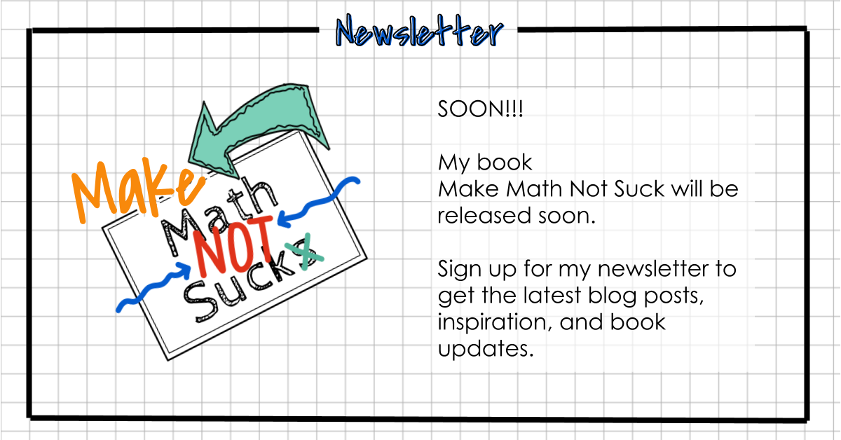 MandiTolenEDU's tweet photo. My book Math Math Not Suck will be released soon. Sign up for my newsletter to get updates on the book, blog posts, inspiration, & a custom teacher planner for Google Slides or PDF that can be used in @NotabilityApp
https://t.co/WioGcohmbZ
#MMNS #ditchbook #MTBoS #itechmath https://t.co/e4KwVTtnlu