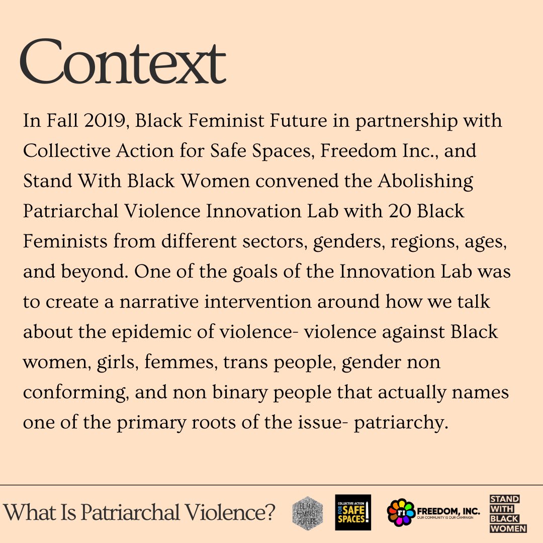 What is Patriarchal Violence?