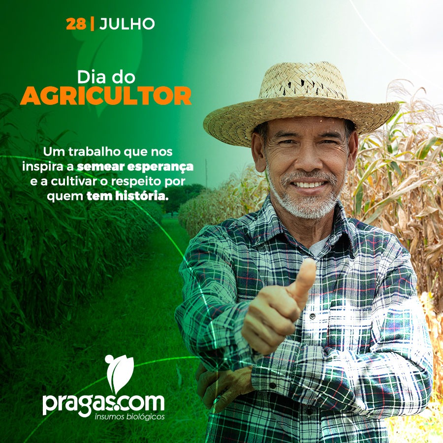 A inspiração de um trabalho que exige suor e dedicação, e mesmo não sendo fácil, eles conseguem. 

Agradecemos e parabenizamos por trazerem prosperidade e alimento para todos. 

Parabéns por seu dia, Agricultor! 

#DiadoAgricultor