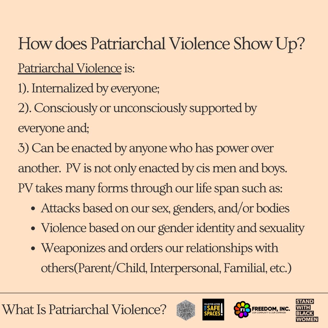 What is Patriarchal Violence?