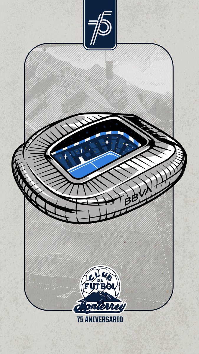 توییتر \ Rayados در توییتر: «🏟| ¡Nuestra casa, el Estadio BBVA en tu  celular! 💙 Les compartimos uno de los wallpapers que tendremos para  ustedes conmemorando #75AñosRayados 🤠 ¿Cómo se ve en