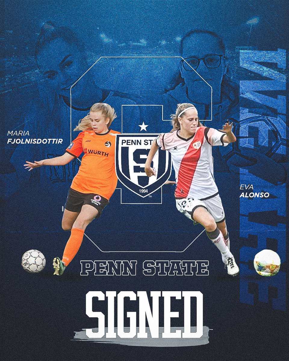 PennStateWSOC's tweet image. Very happy to announce two additions to our incoming class in Eva Alonso and Maria Fjolnisdottir! 

&amp;gt;&amp;gt;bit.ly/2020IncomingAd…

#WeAre #PSWS