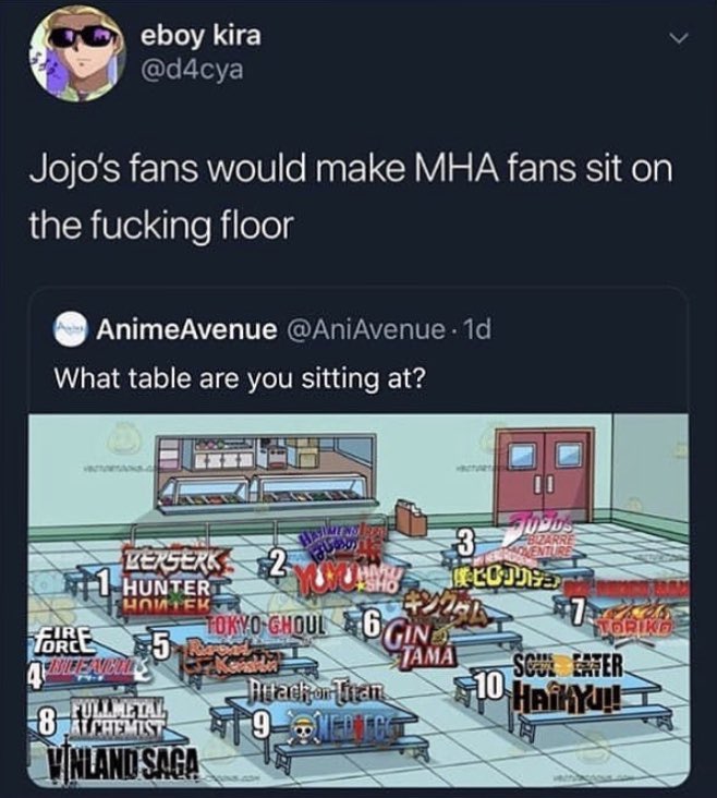 pixelyne's tweet photo. this is still the funniest interaction i’ve ever seen on anitwitter https://t.co/Y3QiDPYFTv