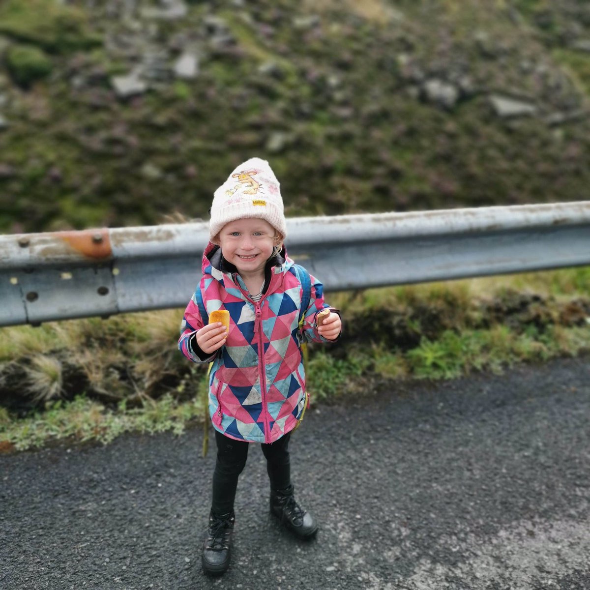 Gemmastones2's tweet photo. this cheeky monkey walk it all today no carrys going to miss my left arm when she retuns to school @WonderfulWrens https://t.co/oqRekXMiVk