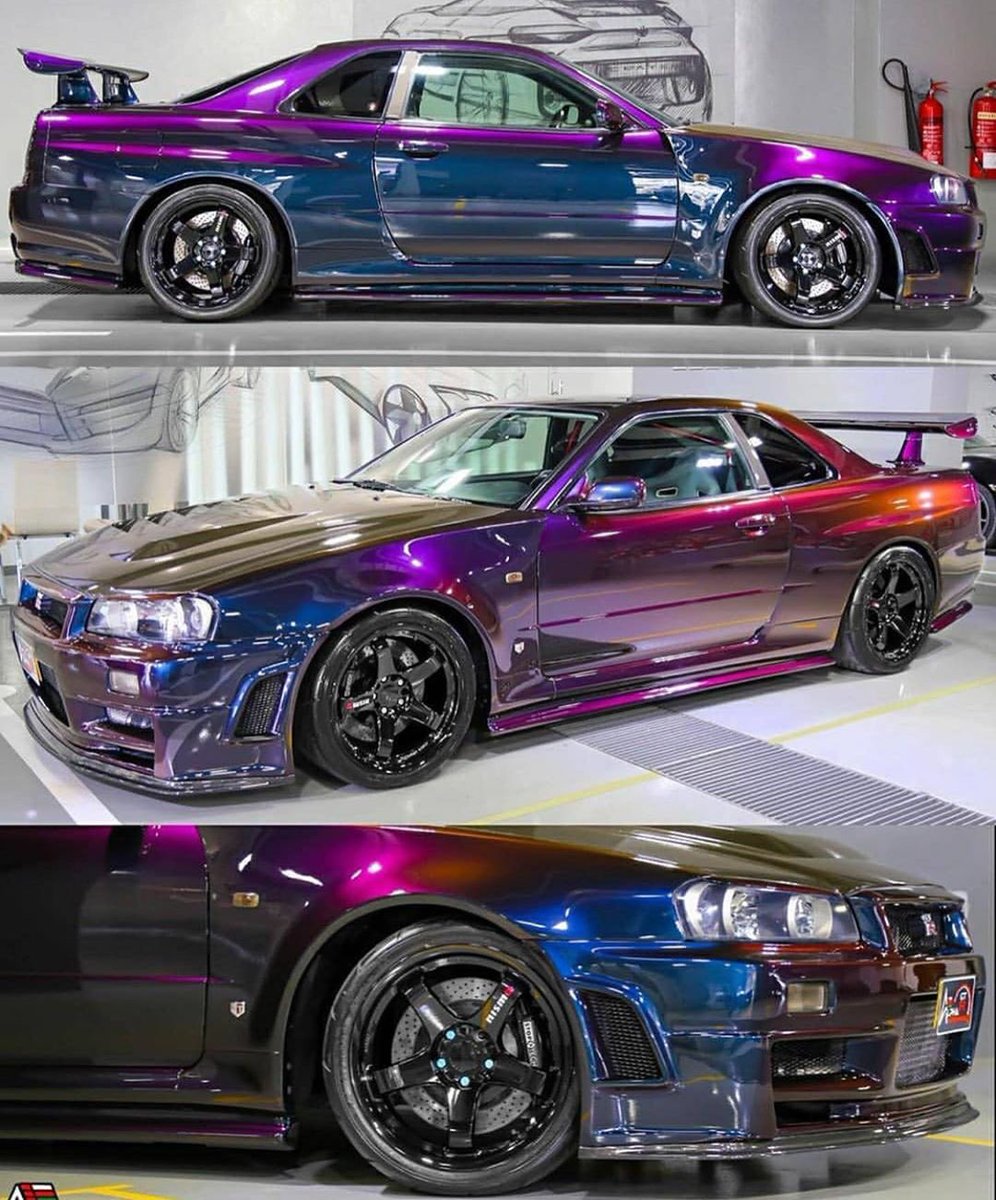 Turbology Does It Get Any Better Than A Midnightpurple Iii Ztune 1 Of 2 In The World This Is The Holy Grail R34 For Me Owner Edris34r Pics