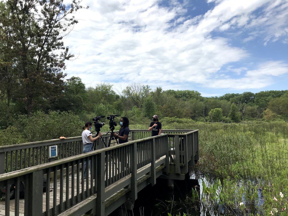 ForestPresFund's tweet photo. Thank you to @FreeSpiritChi for helping us document the incredible work the Chicago Conservation Leadership Corps are doing at Sand Ridge Nature Center. Together we are supporting environmental and media education.

#NatureInvites #CookCounty https://t.co/nI4jJFGyAs