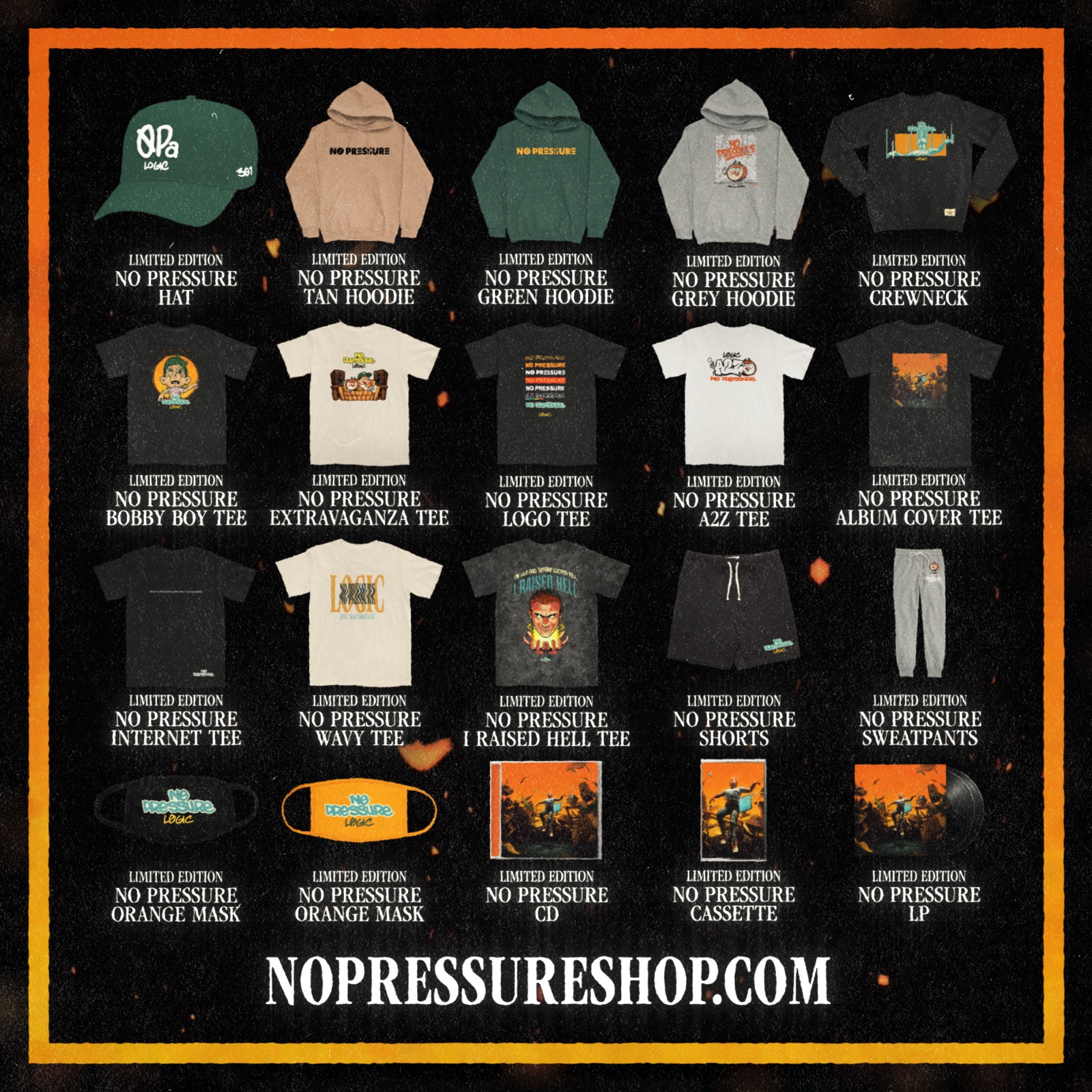 Visionary Music Group on X Just added a few more items to the NoPressure store A NP crewneck hat and some new shirt designs https t OURhiM6TpN https t e03VS0Mj9R X