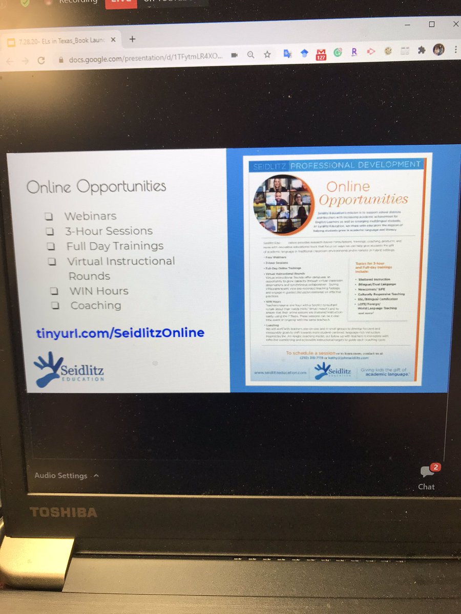 Love all these opportunities for training! This makes it easier to access what we need! #elsintx4leaders