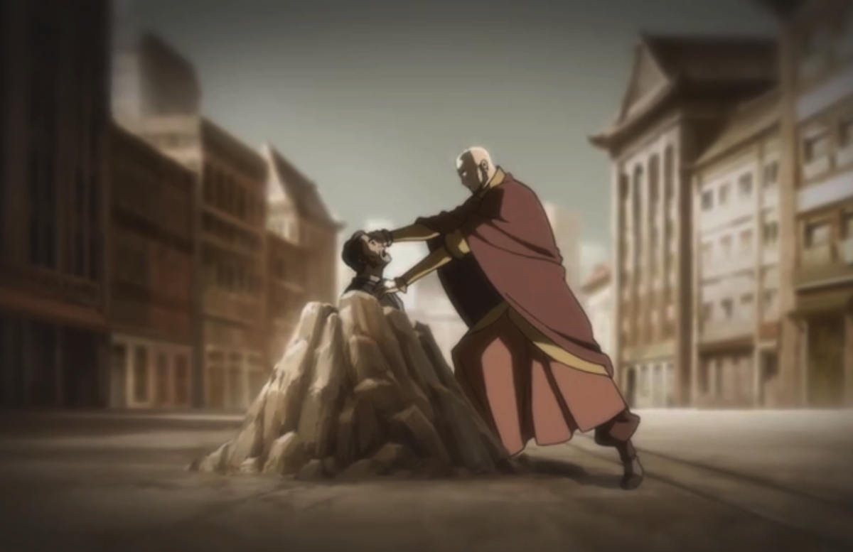 grandfather and granddaughter