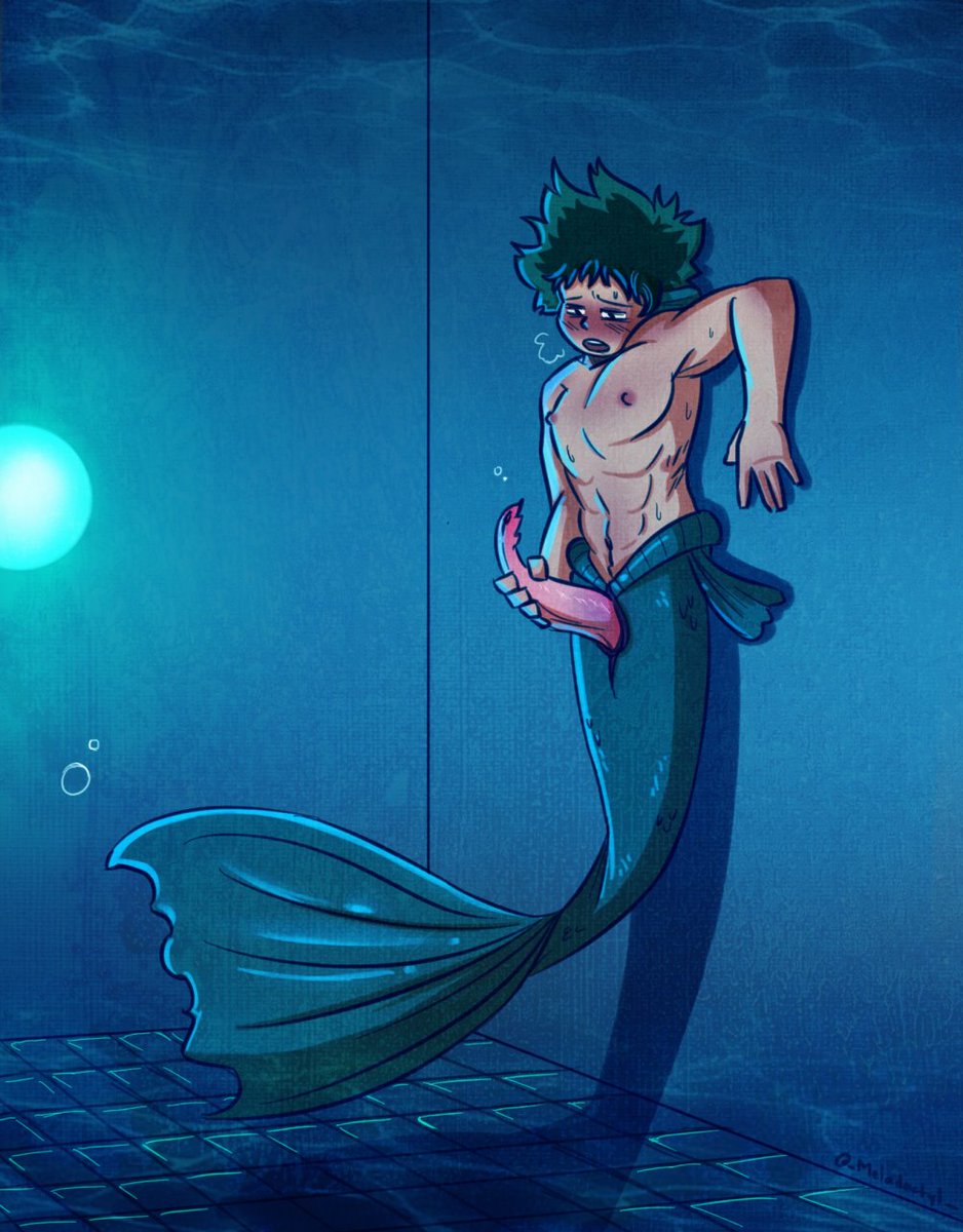 Meladactyl || ✨ COMMS CLOSED ✨ on X: Couldnt resist drawing some nsfw  mermaid Deku porn 💦 Will Kacchan notice? 👀 t.coDS06uVAHFz  X