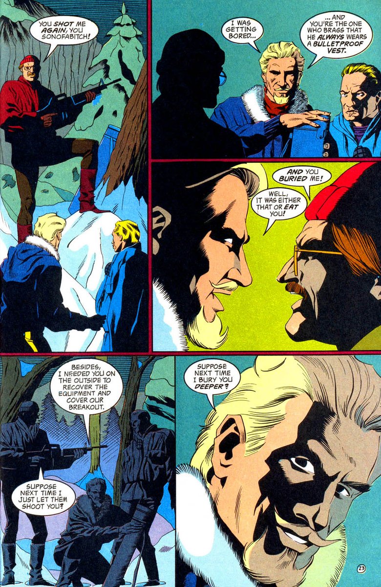This somes up how much I loved the love hate relationship between Ollie and Eddie Fyers...