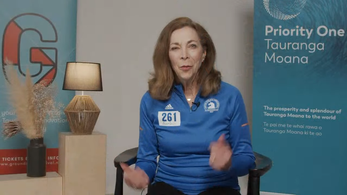 Pleased to be listening Kathrine Switzer!