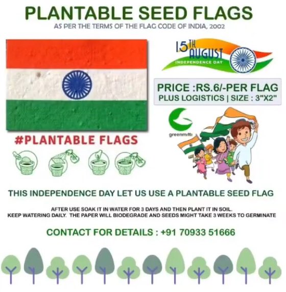 kurra_pavan's tweet photo. @IamSaiDharamTej GREAT INITIATIVE #plantableflags this #aug15th 2020 

Proud to be ur Anna ♥️ https://t.co/5DMdYvMBLz