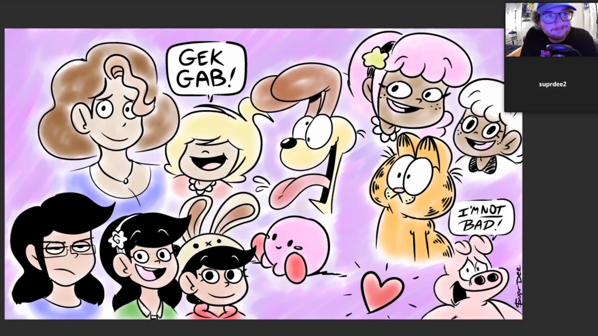 Uzivatel Subscribe To Garf Gab Na Twitteru On Today S Garf Gabbin I Talked To Suprdee2 Deon Is A Cartoonist Who Created Life With Kurami Pen And Ink And Rosebuds We Talk About