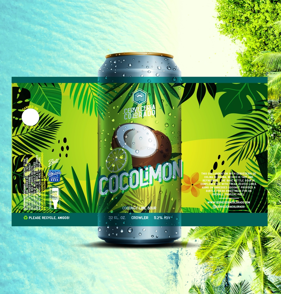 cervezacolorado's tweet photo. Vamos a la playa with Cocolimon Coconut Lime Sour. Pick a beach, any beach, where are you going? Let us know in the comments.

We're excited to tease Cocolimon back in our taproom and in limited edition crowlers starting this Friday 7/31.

Pre-order at https://t.co/gVMadPRb69 https://t.co/eZzRHDJwAk