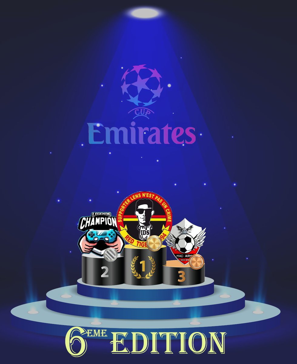 <a href="/EMIRATES1243456/">EMIRATES CUP</a>  

6 ieme éditions podium red tigers vainqueur 🏆🥇