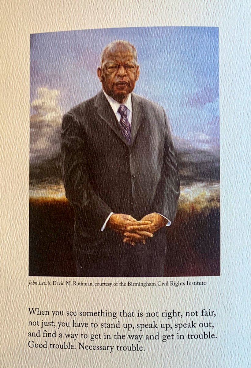 sfpelosi's tweet photo. When I told my Bella that #JohnLewis died she cried, asking “why can’t they revive him?” I said it doesn’t work that way; he’s gone to heaven. “Well we have to make his ideas live” she replied. Let’s all do that every day - find a way to get in the way, to get in #GoodTrouble. https://t.co/b9npUvWpxO