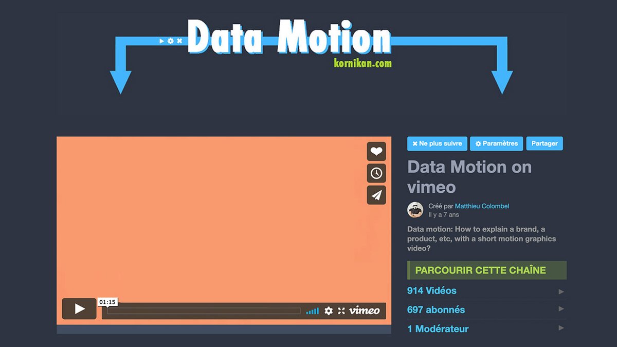 Kornikan's tweet photo. #1phrase1jour : Il y a 8 ans je parlais de "Data motion" pour présenter une typologie de films qui était une évolution logique de la data visualisation : (Pédagogique, - de 2 min, graphisme simple, voix off). #motiondesign #graphicdesign #metier #1phrase1jour @Blackmeal https://t.co/iKJyPW5bhS