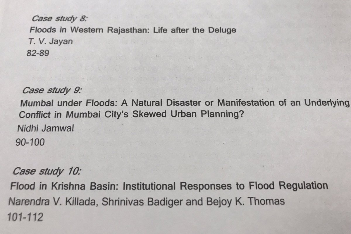 It all started in late 2011 when I was expecting my second child. Water Conflict Forum & my friend  @Watervagabond suggested I write a chapter on Mumbai floods for the upcoming publication. I wasn’t sure as my baby was due soon, but decided to write. Best decision!