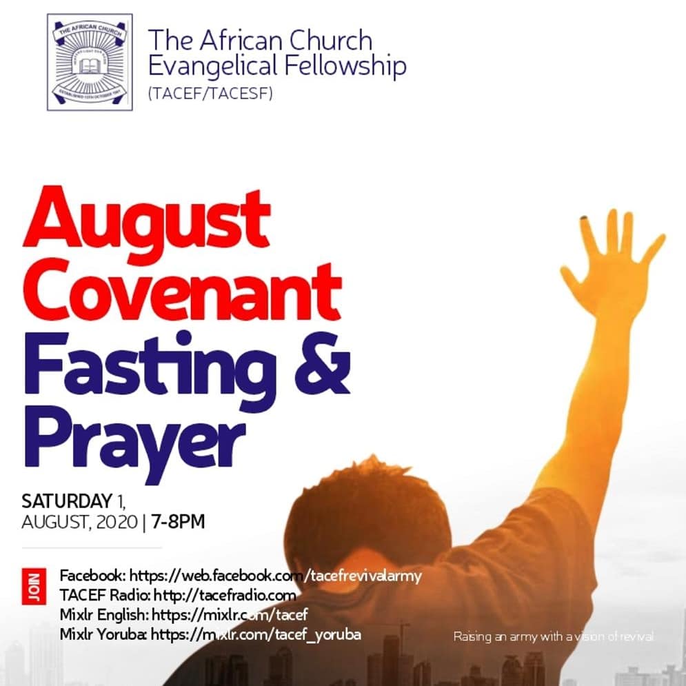 TACEF's tweet photo. Don’t miss these 5 gracious events of heavenly visitation this weekend

Kick-start August  in an unusual way. Be a part of the programme buffet comprising five (5) special programmes outlined to light-up and supercharge your spirit for greater height in life. 

🙏 RT

#TACEF https://t.co/CuWfG4lBZd