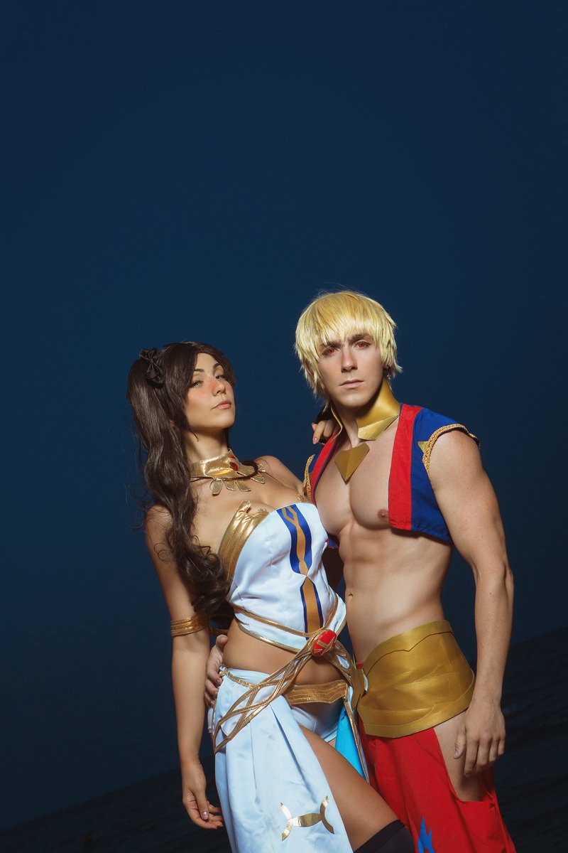 Angelicasbear's tweet photo. Cosplay: @soryu_geggy / chromatus_cosplay (IG)
My Cosplay IG: gardani_angelica (#angelicasbear)
Assistant: @Zack_Ultima
.

#Ishtar #IshtarCosplay #CosplayCouple #RiminiComix2019 #FateGrandOrder #FateGO #Gilgamesh #GilgameshCosplay #ItalianCosplayer https://t.co/2pnTMJzjlR