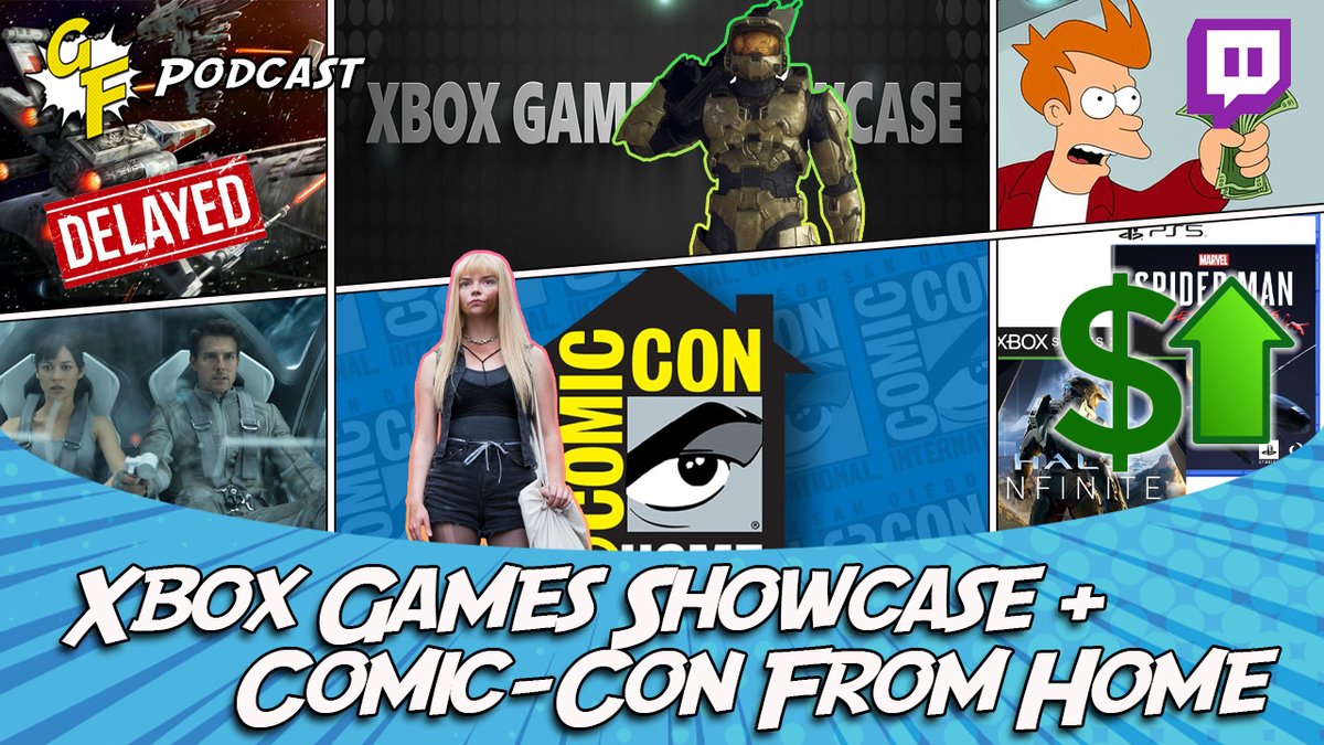 geekfreakspod's tweet photo. 🥳New Episode!🥳

Join us this week as we discuss the #Xbox Games Showcase, #ComicConAtHome, and more!

Podcast: https://t.co/yAKmODK2Hp

Support the pod with @Audible trial: https://t.co/uQgqyurzC5

#podcast #podnation #ARR #podernfamily @CLNSMedia #Twitch https://t.co/LQMmWGvYHI