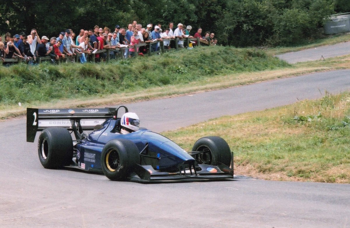 Hillclimb History: BHC Runner-up in 2001 &amp; 2002, Tim Mason on a charge through Ashes Bend <a href="/GurstonHill/">Gurston Hill Climb</a> during the August 2003 BHC round at the hill with his 4-litre <a href="/JuddPower/">ENGINE DEVELOPMENTS</a> Gould GR37. #Hillclimb #Speed #Racing #Motorsport