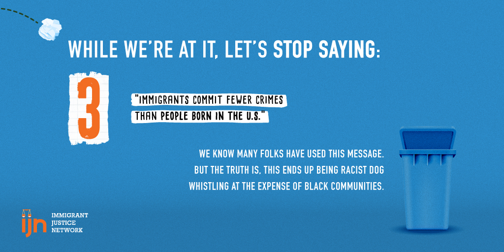 We must stop using messages that just end up being racist dog whistles at the expense of black communities. 5/