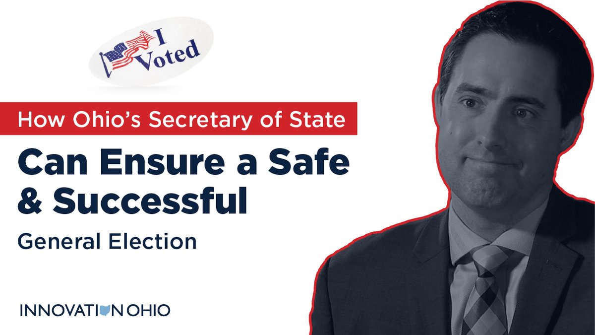 Read and share our latest report detailing four actions Sec. of State  @FrankLaRose must take to ensure a safe and successful General Election for Ohio voters in November. #AllInforOhioVoters http://innovationohio.org/democracy/ohio-secretary-of-state-safe-general-election-report/