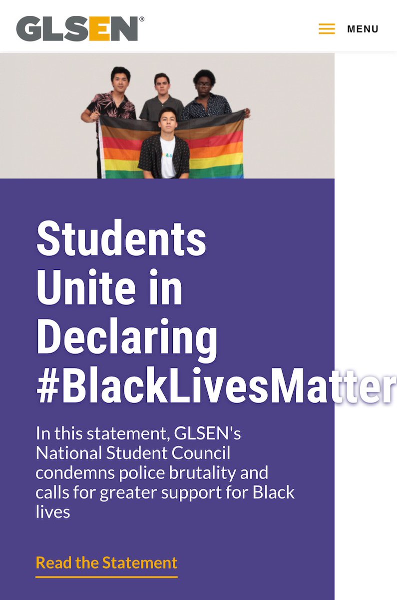 GLSEN's tweet photo. And that's a wrap! Deepest and sincerest gratitude to the 2019-2020 National Student Council cohort. Thank you for the work, dedication, passion, brilliance, love, and desire for justice you brought to GLSEN's work to support #LGBTQ students nationwide. 🌟💞🌈 https://t.co/AO4BHmaMYZ