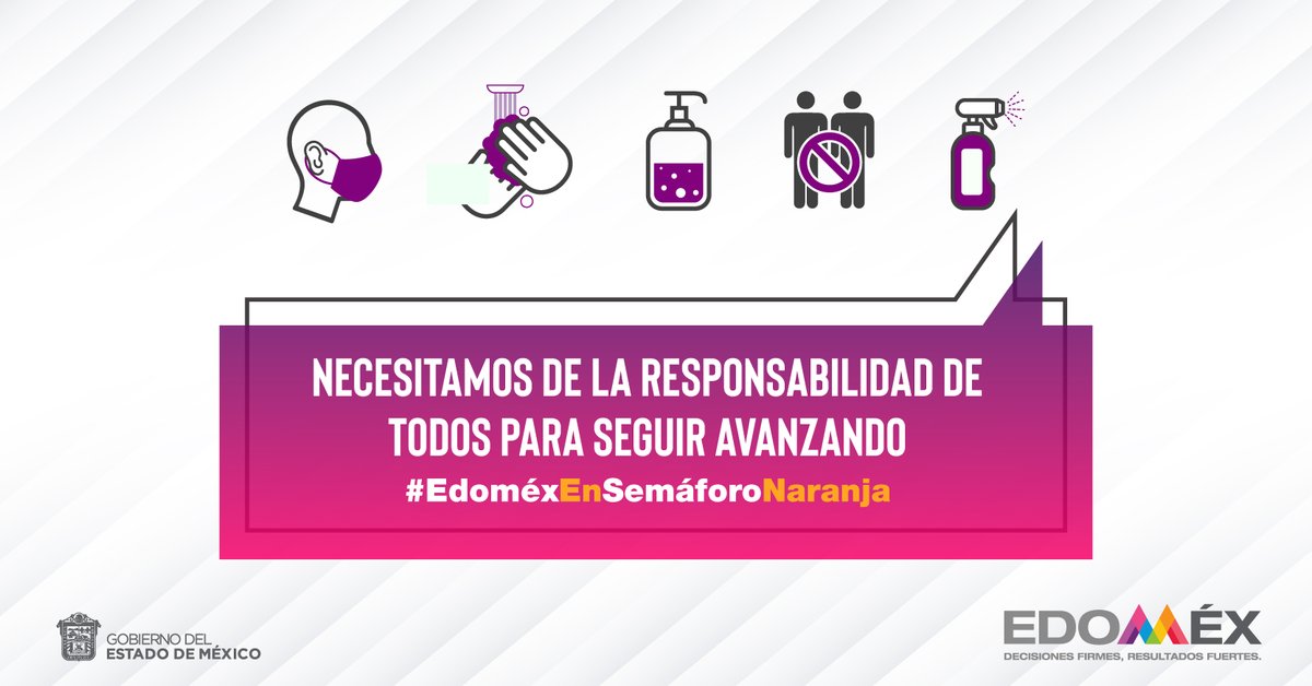 secti_edomex's tweet photo. Si queremos seguir avanzando, es necesario que actuemos de forma consciente y responsable.
#EdoméxEnSemáforoNaranja
#CuidemosTodosDeTodos
@Edomex  
@alexfedezcam https://t.co/12PHGtHKjK