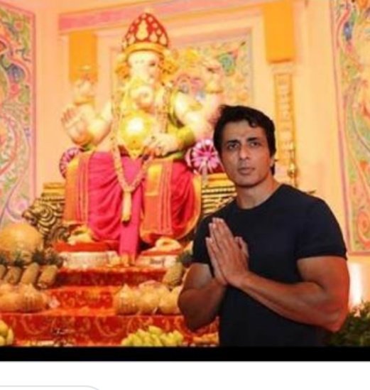ManojSh69068992's tweet photo. @SonuSood Jai ganesh hamaari mitti ke sher tussi great ho bhai salute 😘😘😘 https://t.co/kNeazxrZ02